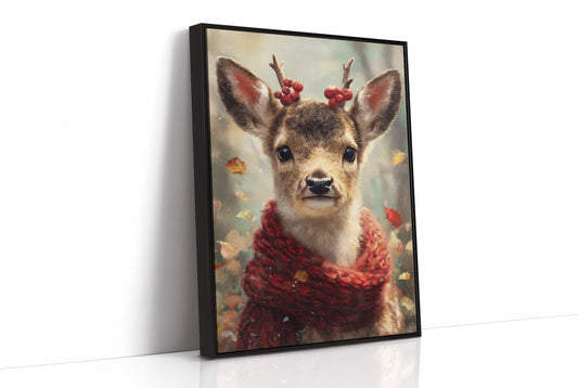 Little One in Winter Berries