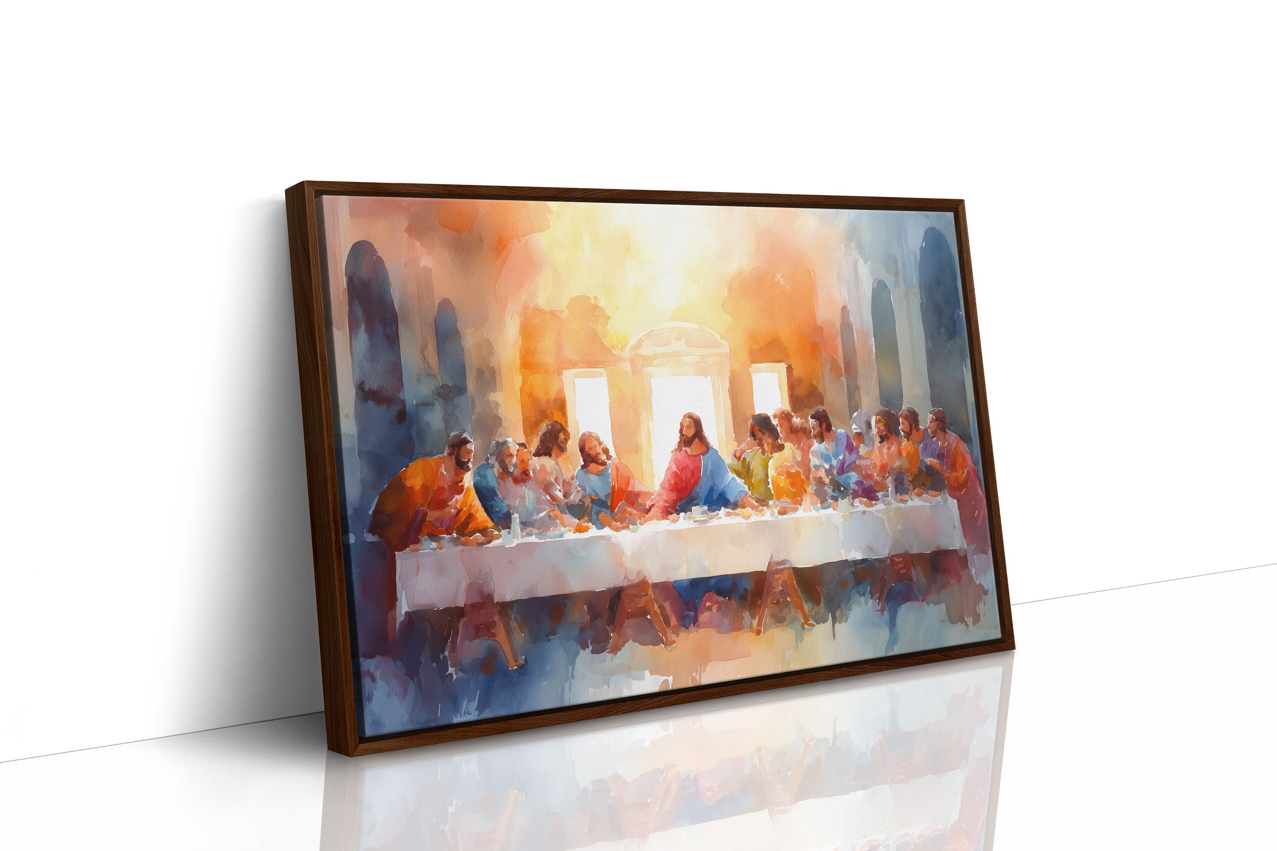 Sunlit Gathering At Ancient Table