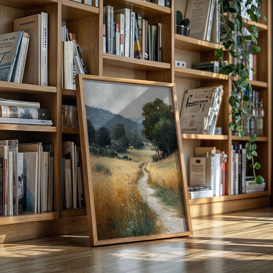 Pathway Through Golden Fields