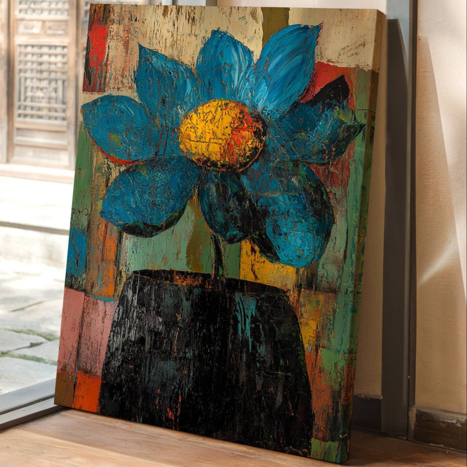 Blue Petals Paint Their Story