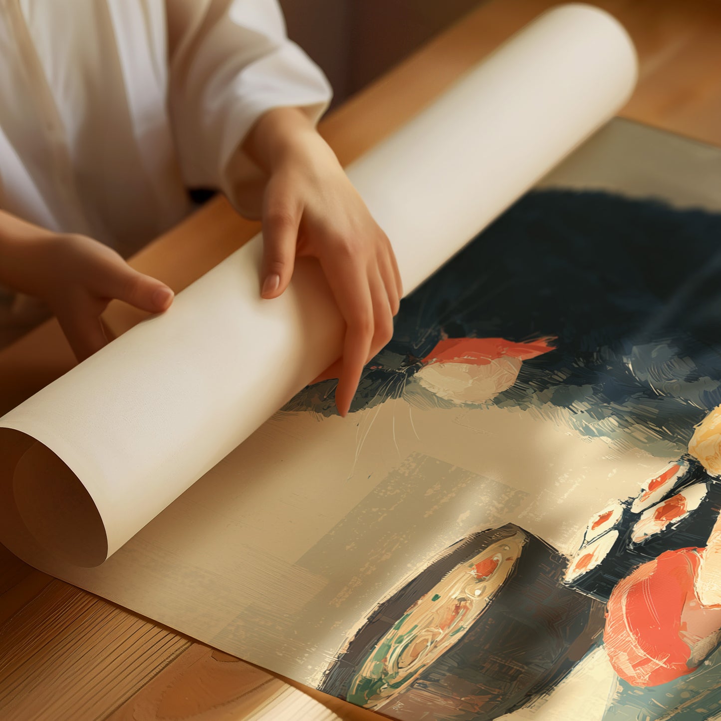 Black Cat's Sushi Adventure Begins