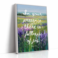 Lavender Fields Carry Sacred Words