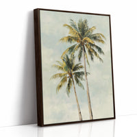 Coastal Whispers Against Mint Sky