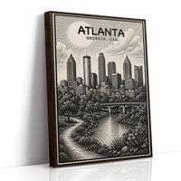 Atlanta in Woodcut