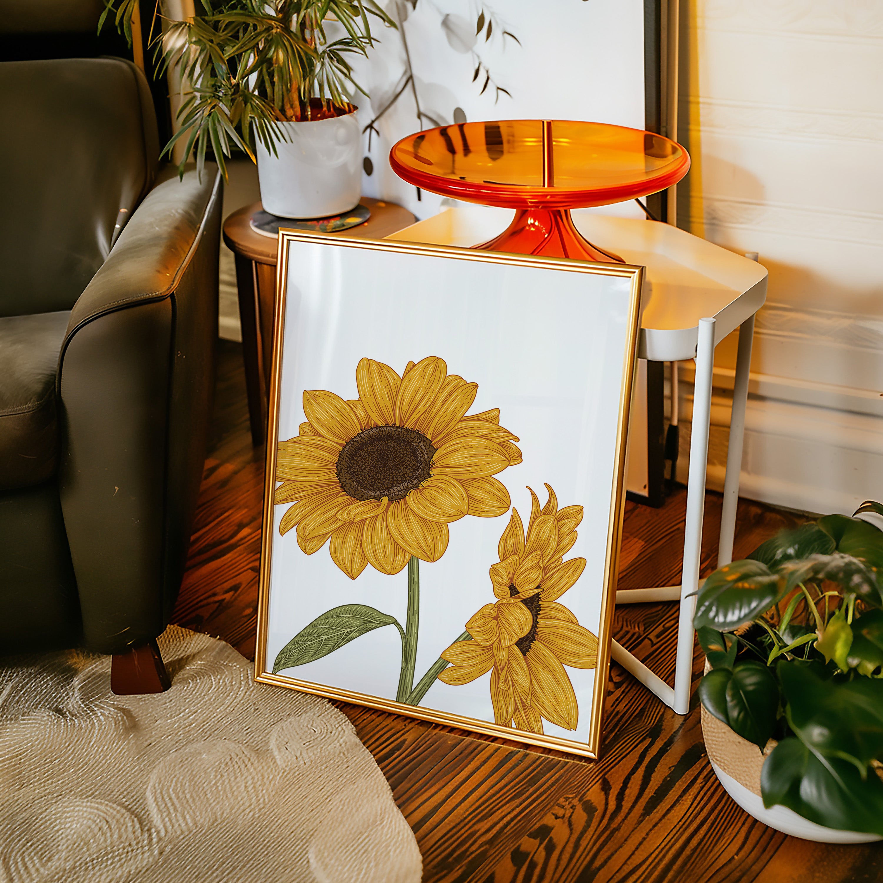 Golden Petals Greet Morning Sun