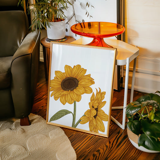 Golden Petals Greet Morning Sun