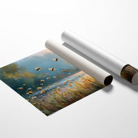 Bees Dance Through Meadow Light