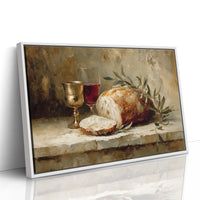 Bread And Wine Between Pages