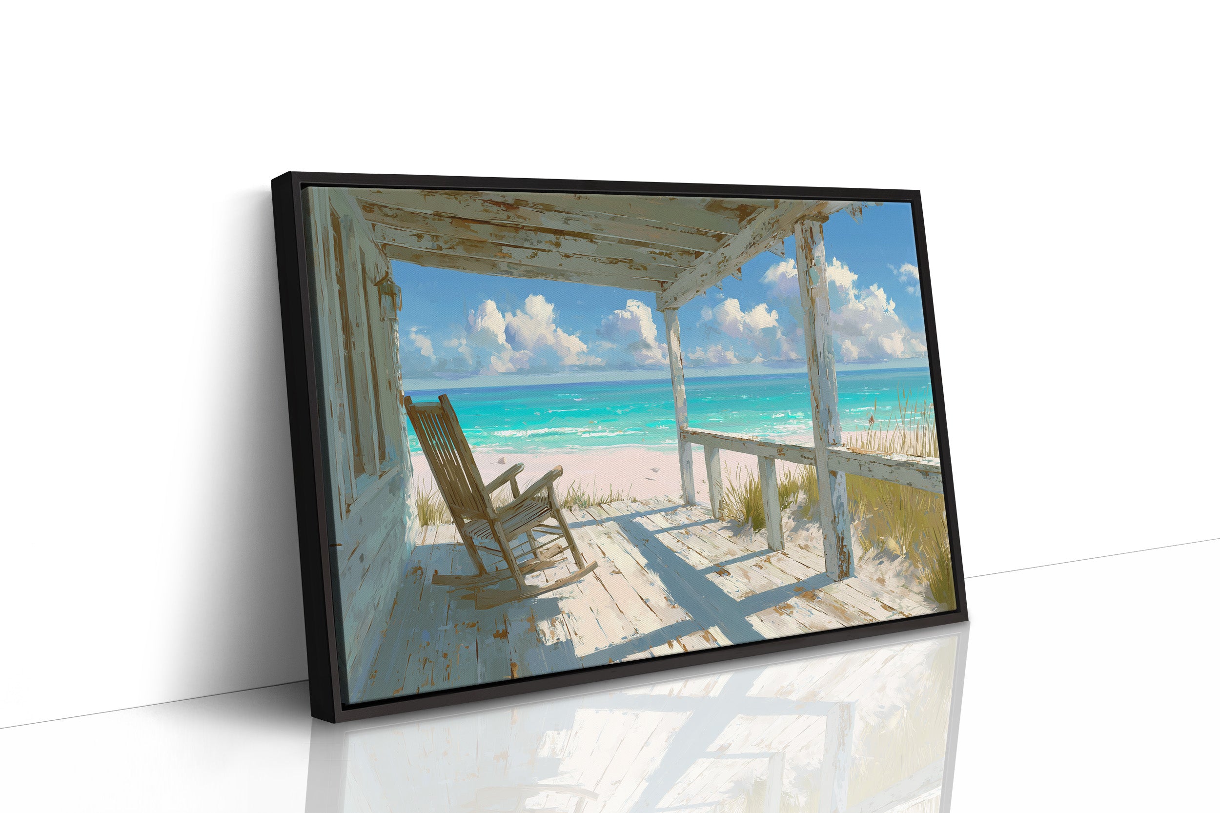 Seaside Porch Beckons Turquoise Waters