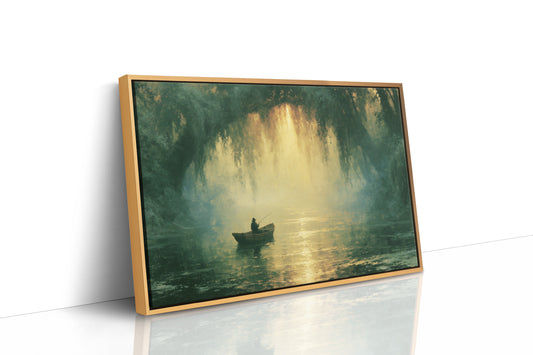 Angler in the Amber Light