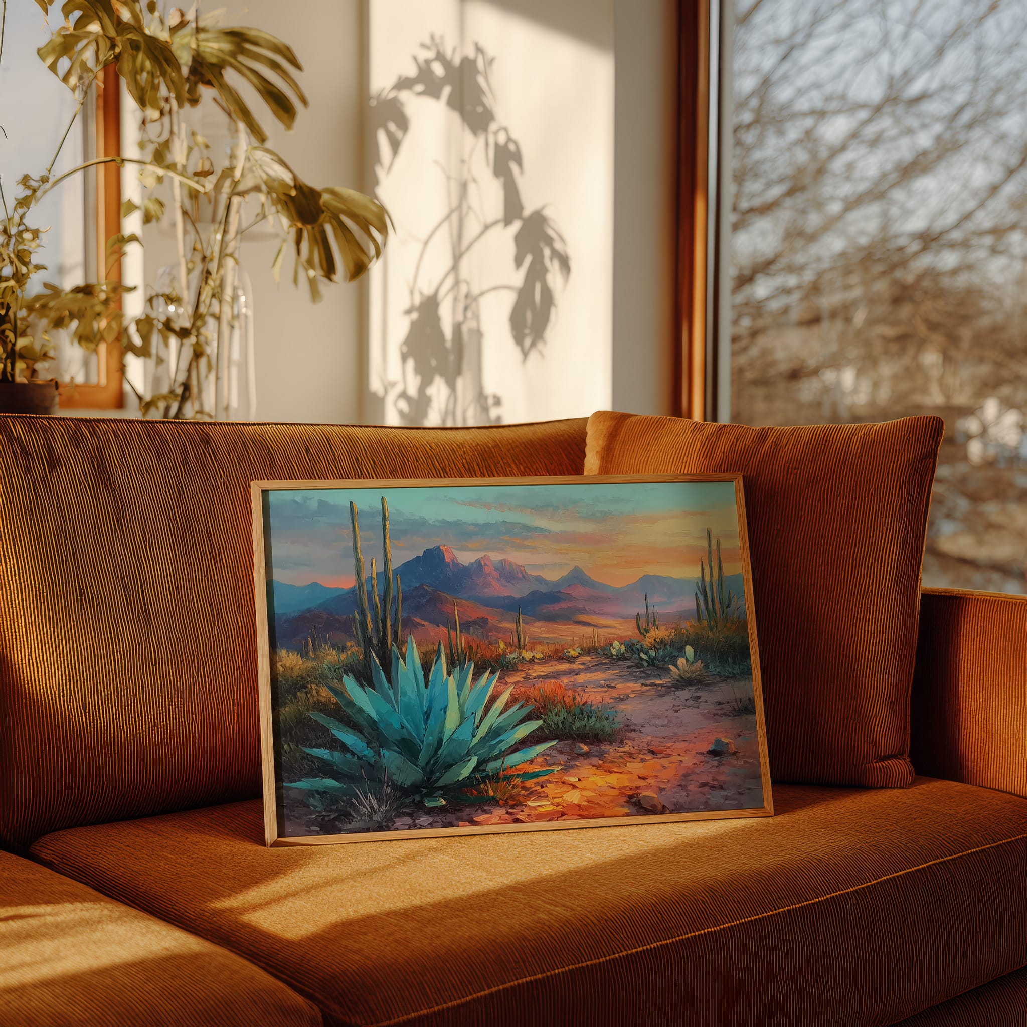 Blue Agave Greets Desert Dawn