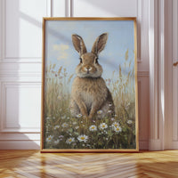 Charming Rabbit Portrait Canvas - Whimsical Animal Art - Gallery Canvas image 13