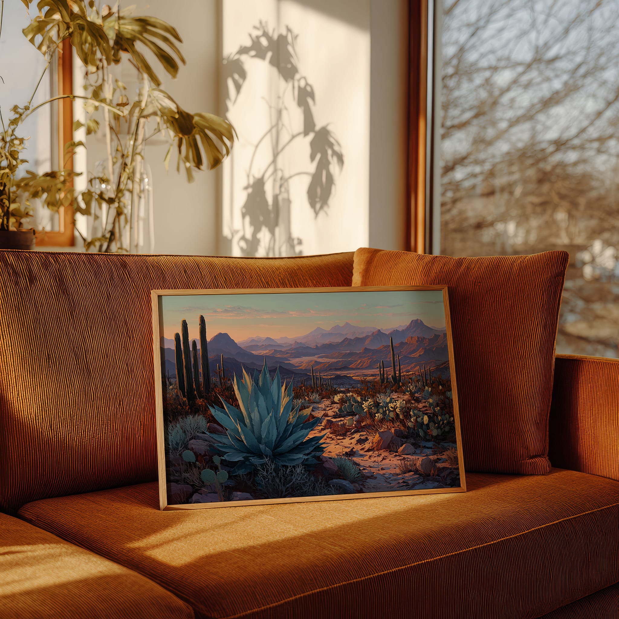 Blue Agave Greets Mountain Dawn