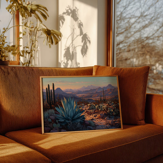 Blue Agave Greets Mountain Dawn