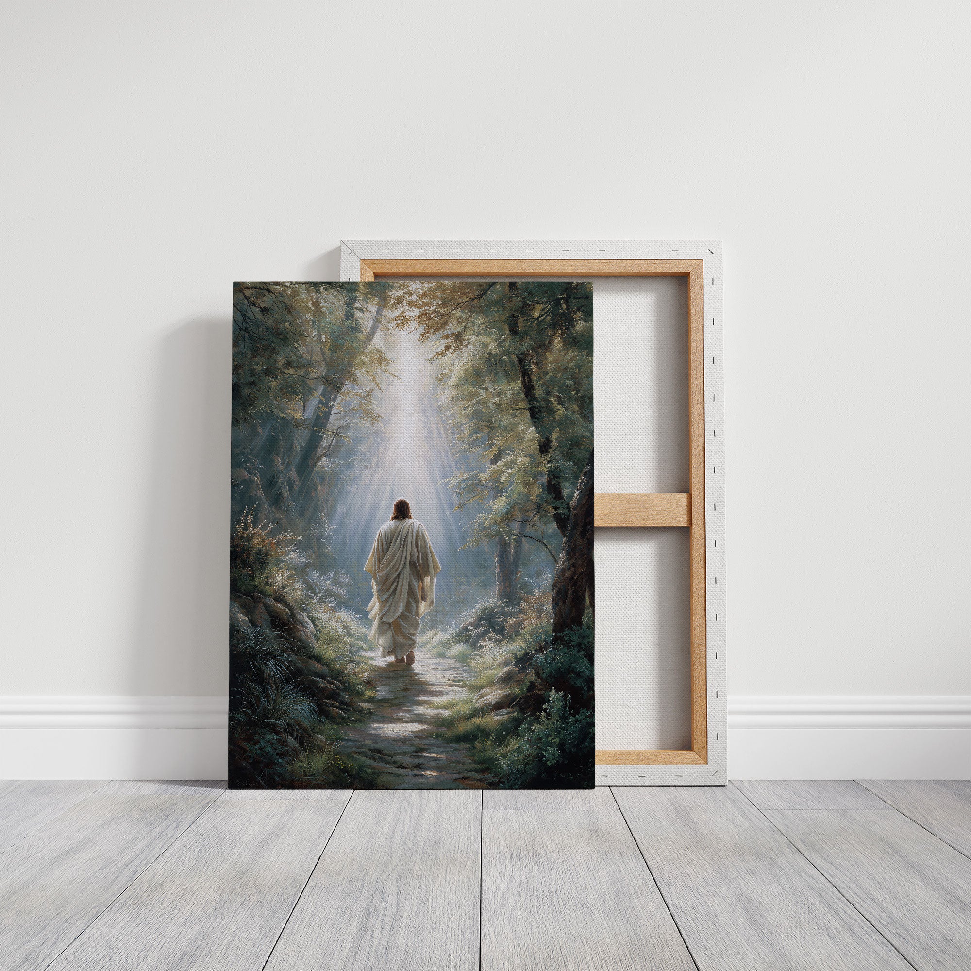 Light Guides The Forest Path