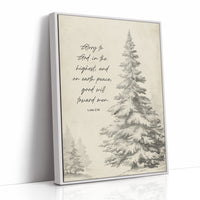 Winter Scripture On Wooden Table