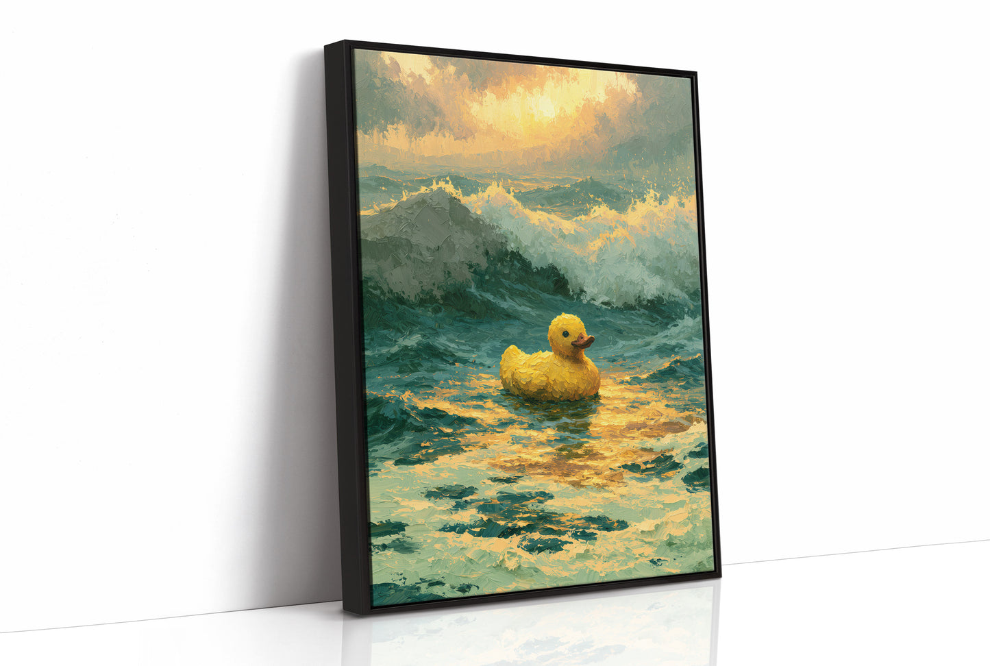 Duck Aglow at Sea