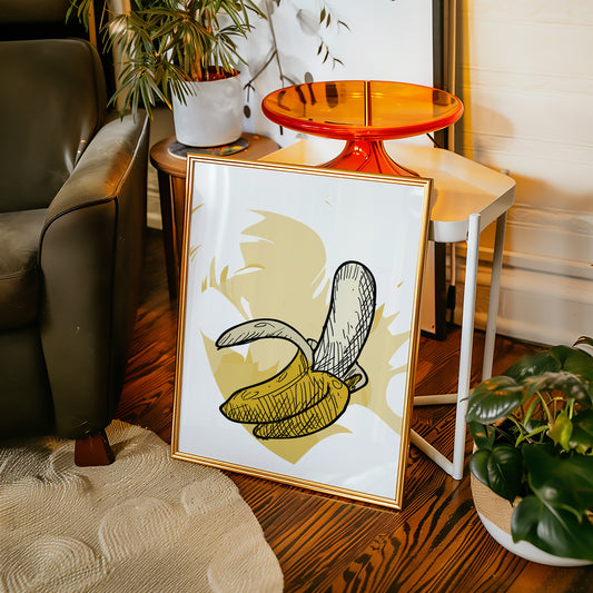 Banana Sketches Its Morning Story