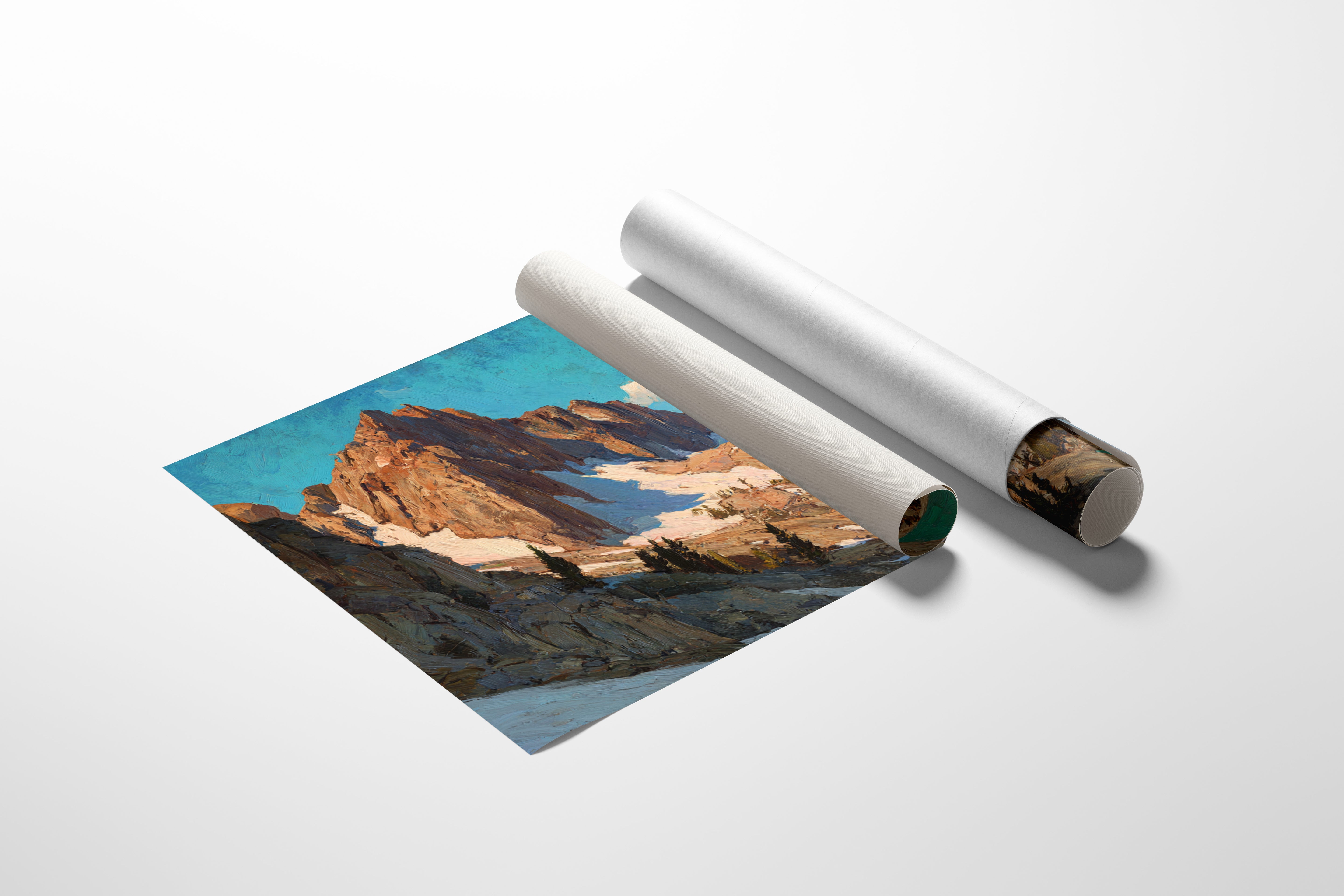 Alpine Peaks Touch Morning Light