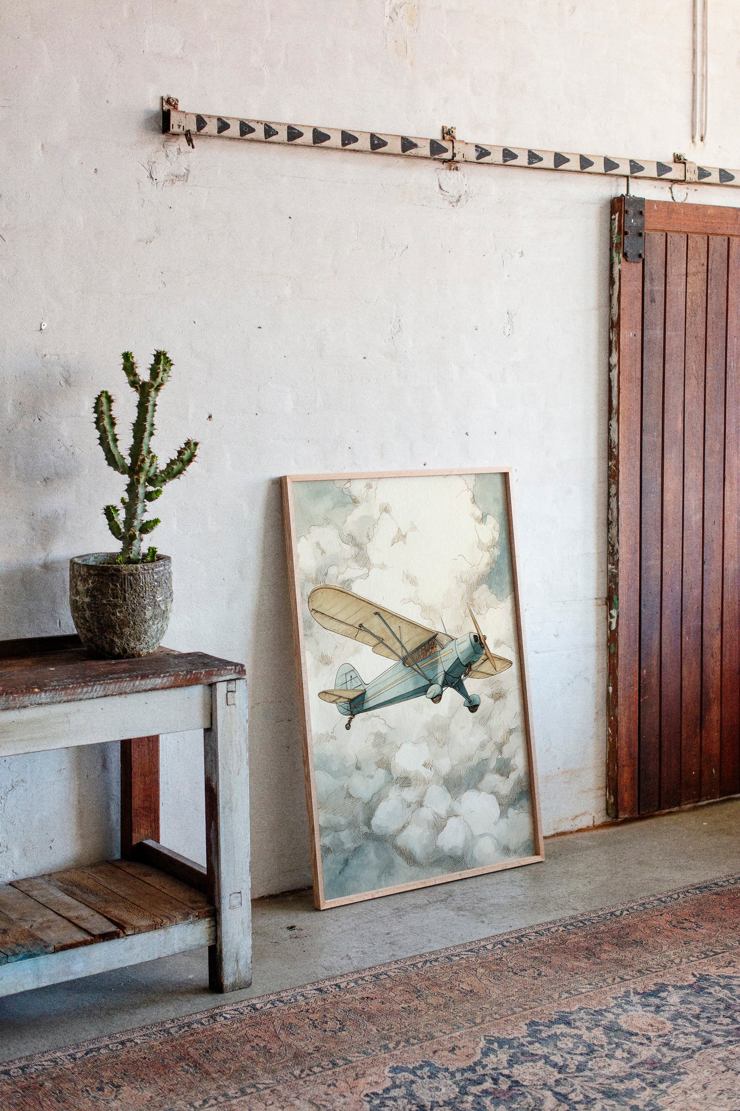 Chasing Horizons in Vintage Blue