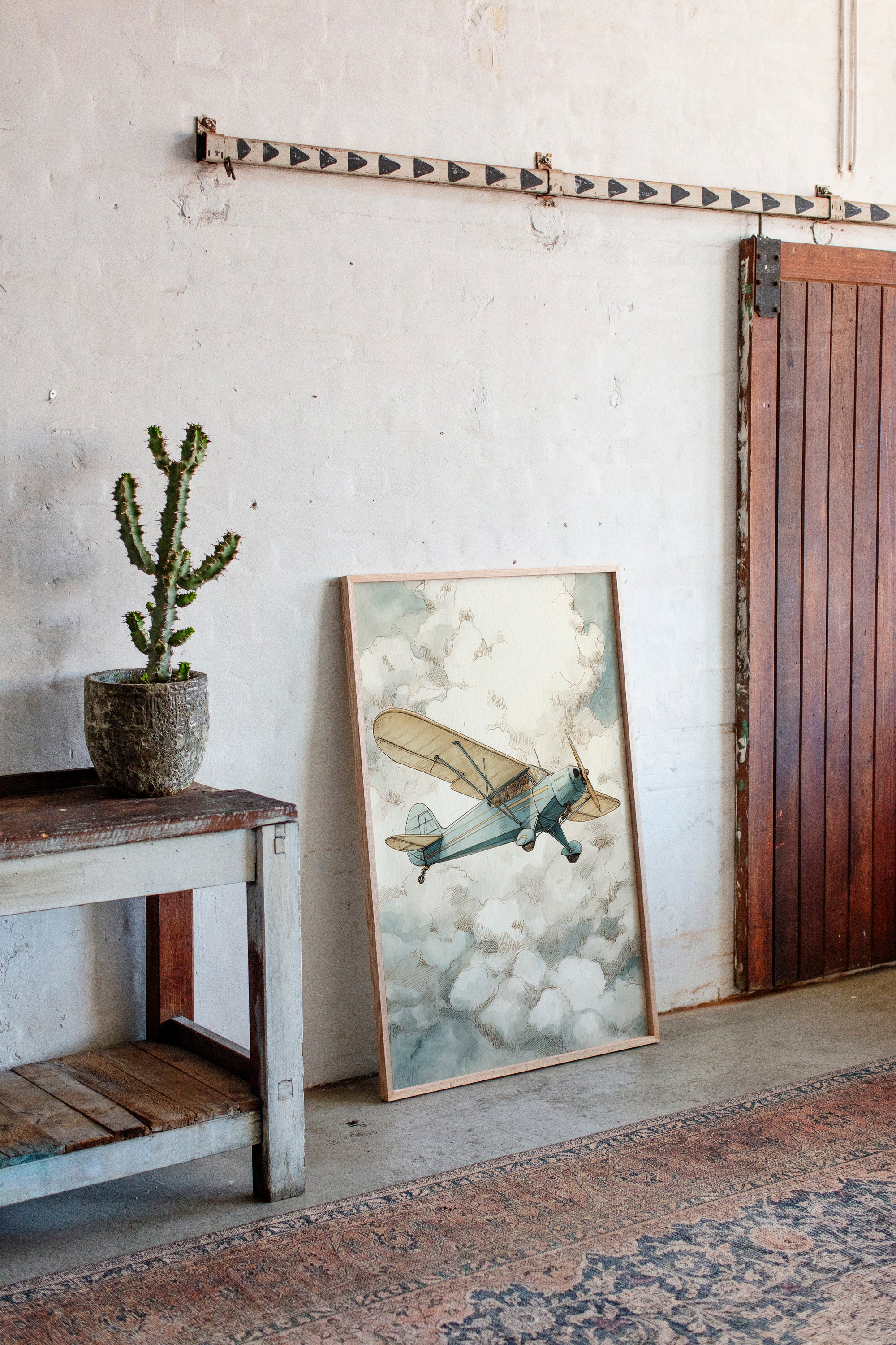 Chasing Horizons in Vintage Blue