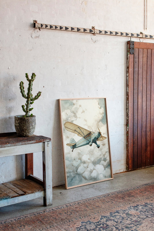 Chasing Horizons in Vintage Blue