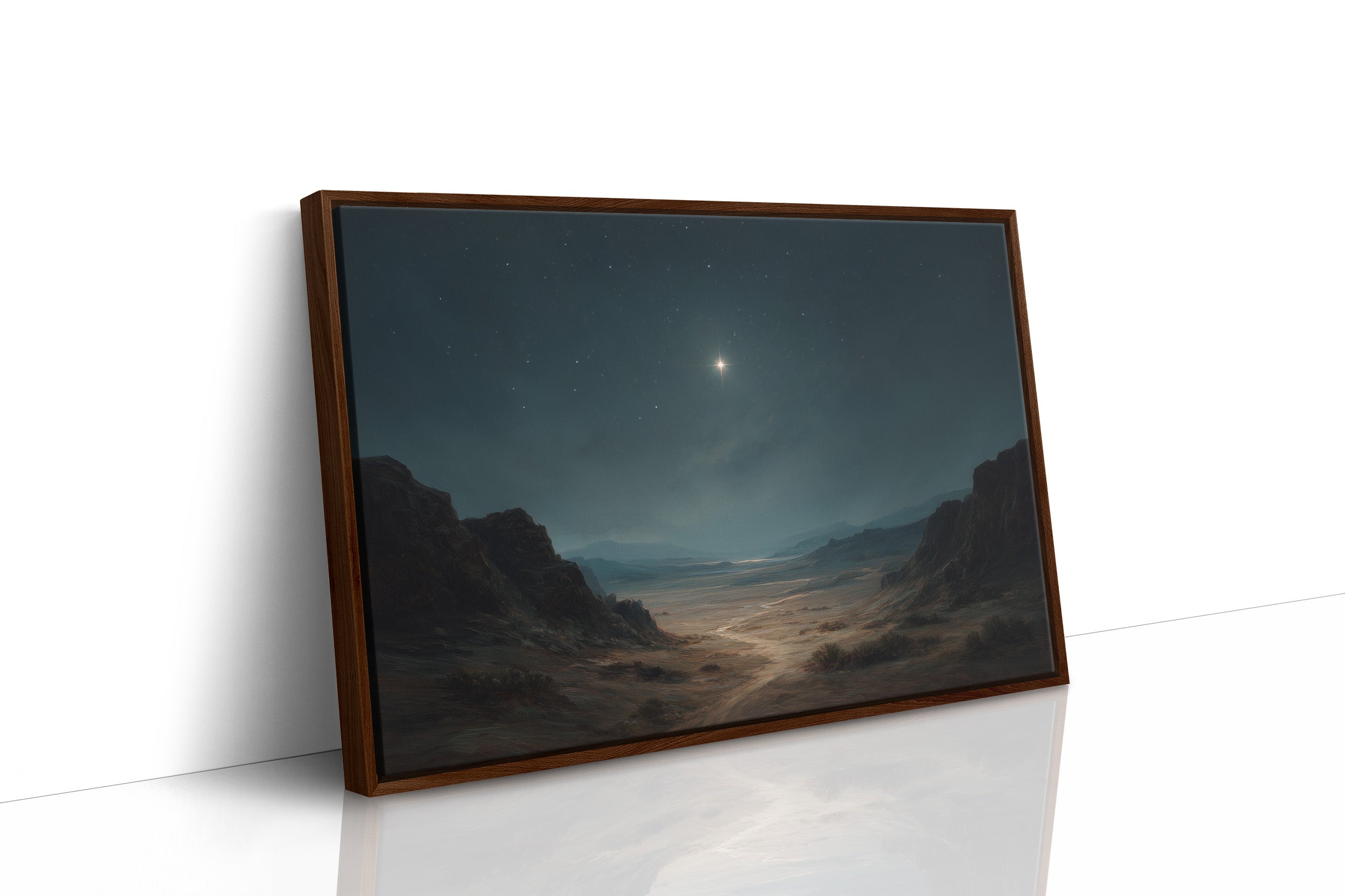 Celestial Guardian Watches Desert Canyon