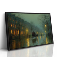 Foggy Streets Await Midnight Carriage