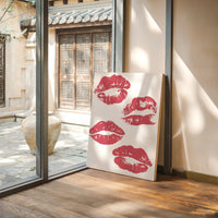 Coral Kisses Paint Modern Romance