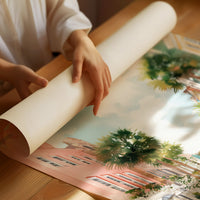 A Sunlit Street of Postcards