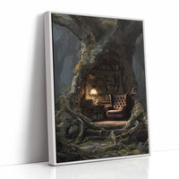 Hollow Oak Keeps Ancient Pages