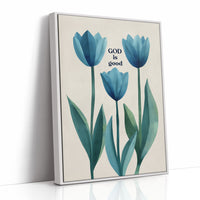 Blue Tulips Carry Simple Truth