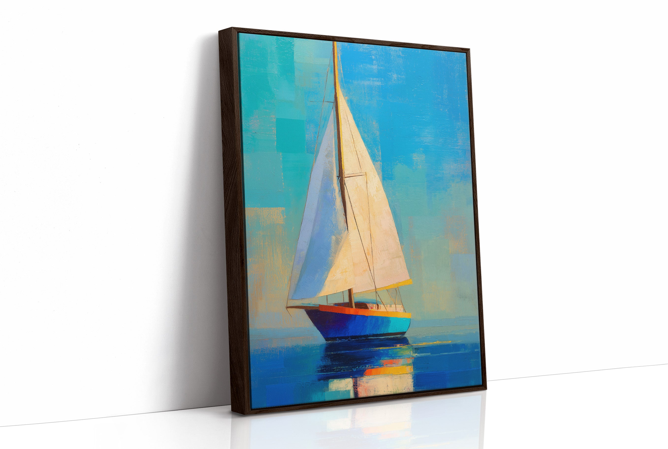 Golden Sails Chase Azure Horizons