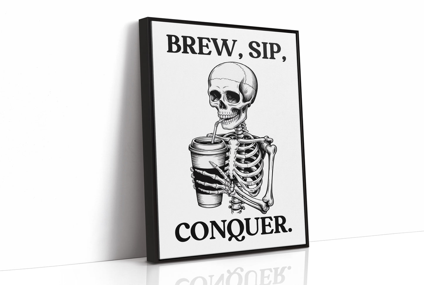 Caffeine Fuels Bare Bones Existence