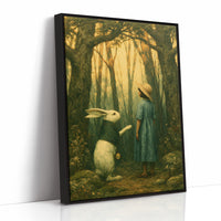 Girl Meets the White Rabbit