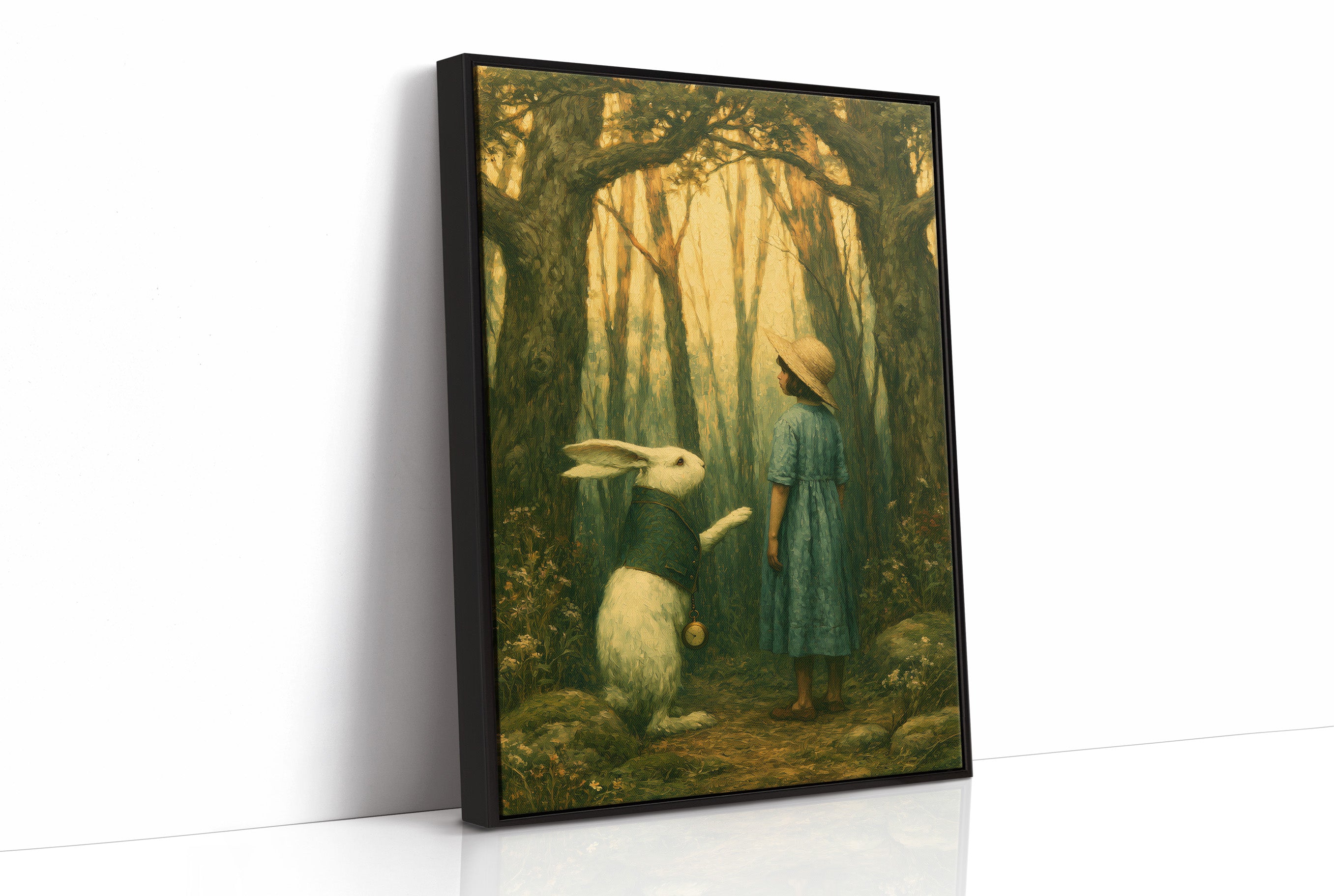 Girl Meets the White Rabbit