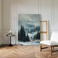 A Cabin Beneath Silent Pines