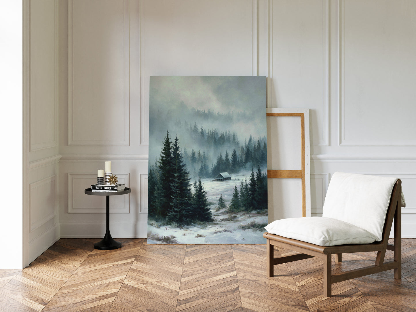 A Cabin Beneath Silent Pines