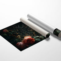 Roses Caught In Morning Dew