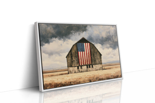 Old Glory in the Wheat Field