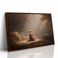 Divine Light Bathes Stone Sanctuary