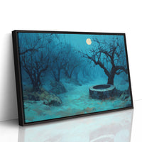 The Old Well by Moonlight