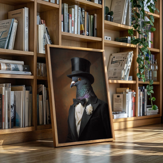 Dapper Feathers and Timeless Elegance