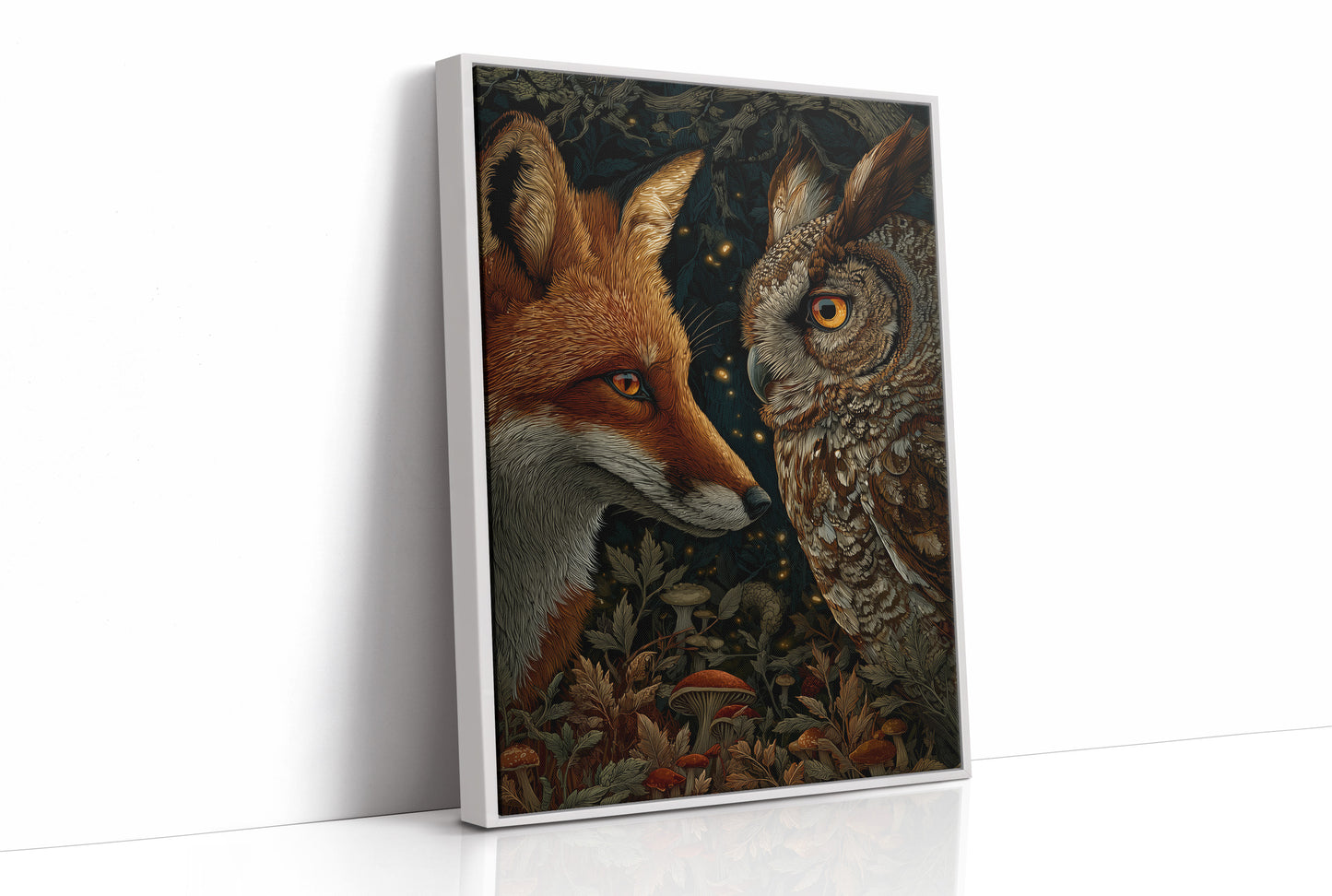 Dusk Meets Night's Golden Gaze