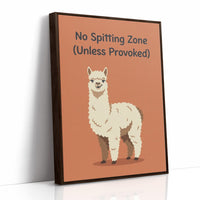 No Spitting Zone (Unless Provoked)