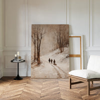 Footsteps Through Winter's Embrace