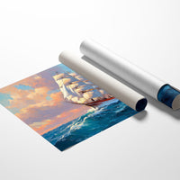 Sunset Sails Chase Ocean Dreams