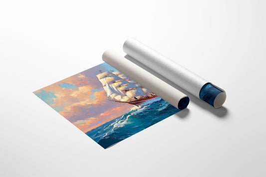 Sunset Sails Chase Ocean Dreams