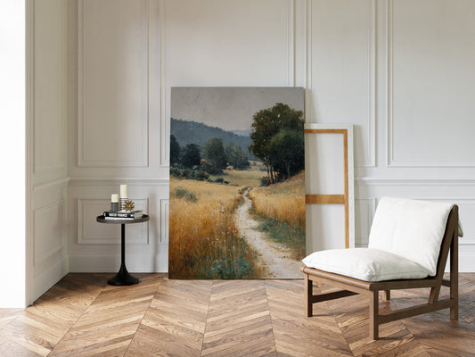 Pathway Through Golden Fields