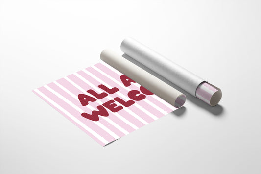 All Are Welcome, Pink Stripe